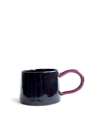 Opposite Espresso ve Türk Kahvesi Fincanı - Siyah, Bordo 100ml